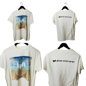 Lyft T Shirt Driver Artist Series Graphic Tee Short Sleeve Double SIded  Cotton